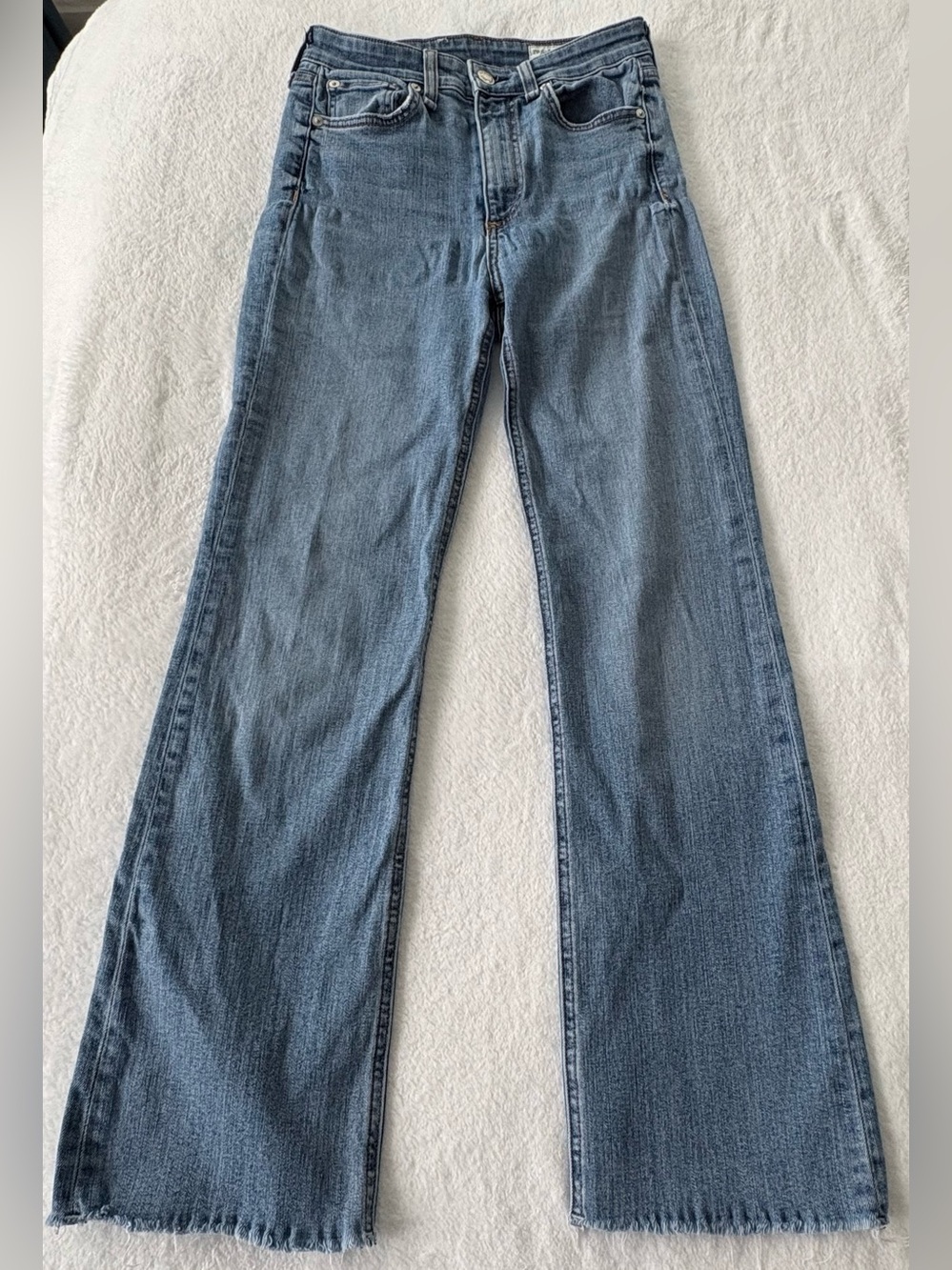 Rag & Bone Nina High Rise Ankle Flare Jean